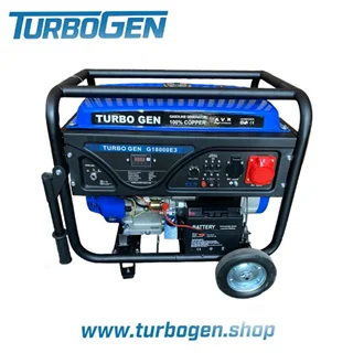 موتور برق سه فاز تکفاز توربوژن 10 کیلووات مدل G18000E3